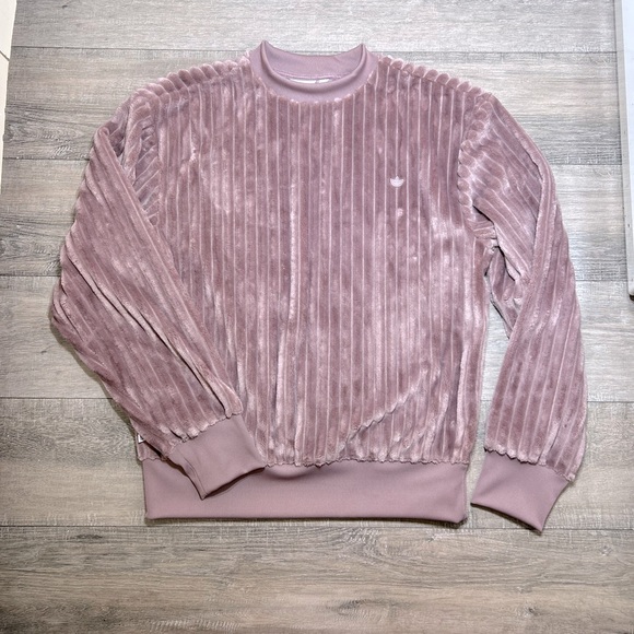 adidas Originals adicolor Contempo boyfriend fit sweatshirt in purple. Size xs - Picture 5 of 7